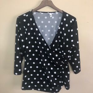 JULES & LEOPOLD 3/4 sleeve blouse